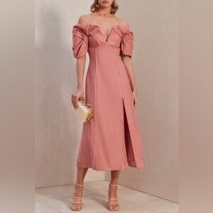 Cult Gaia Muna Midi Dress in Jaipur